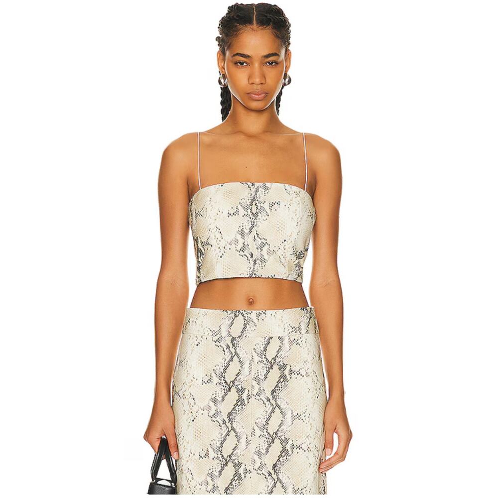 Helmut Lang Python Top.